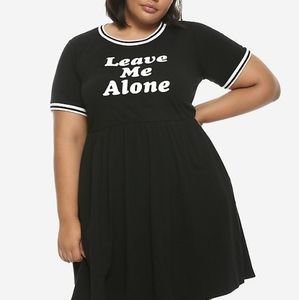 Leave Me Alone Ringer Dress